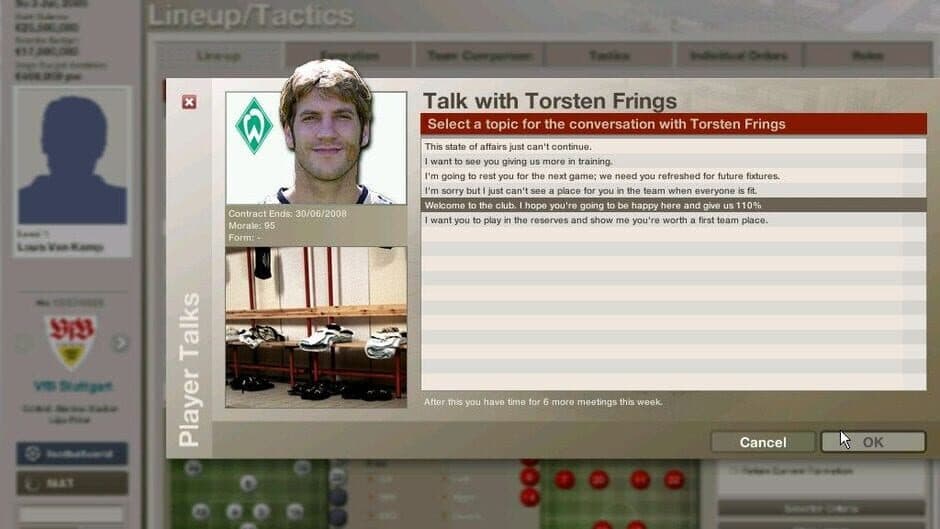 FIFA Manager 06 screenshot
