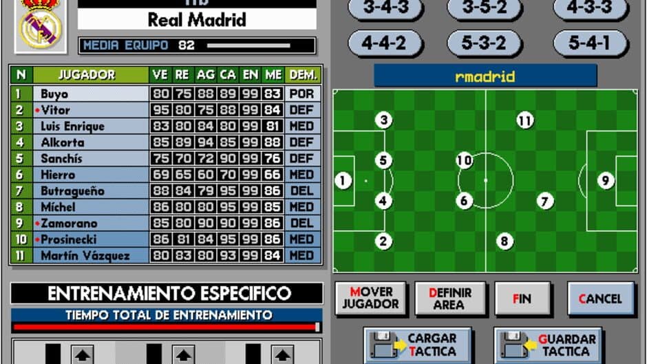 PC Fútbol screenshot