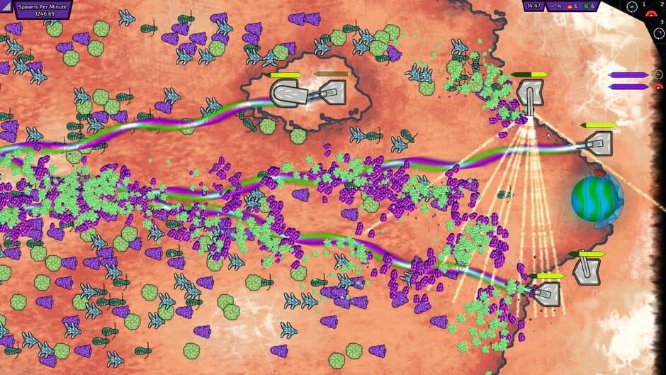 Swarming Planet screenshot