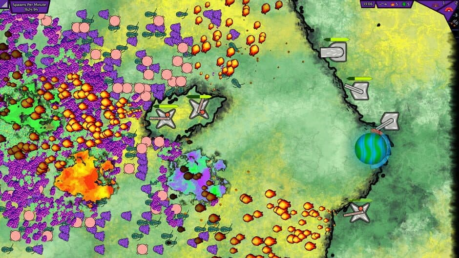 Swarming Planet screenshot