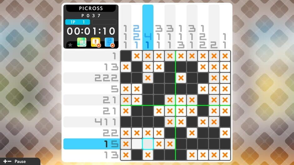 Picross S6 screenshot