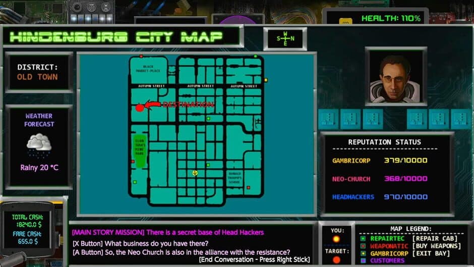 CyberTaxi screenshot