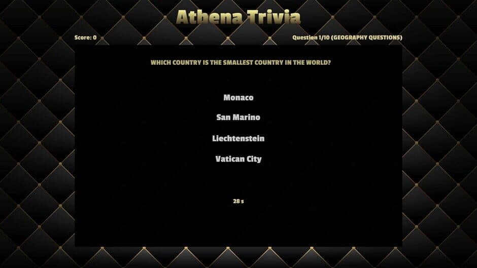 Athena Trivia screenshot