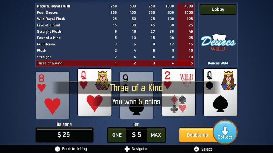Deuces Wild: Video Poker screenshot