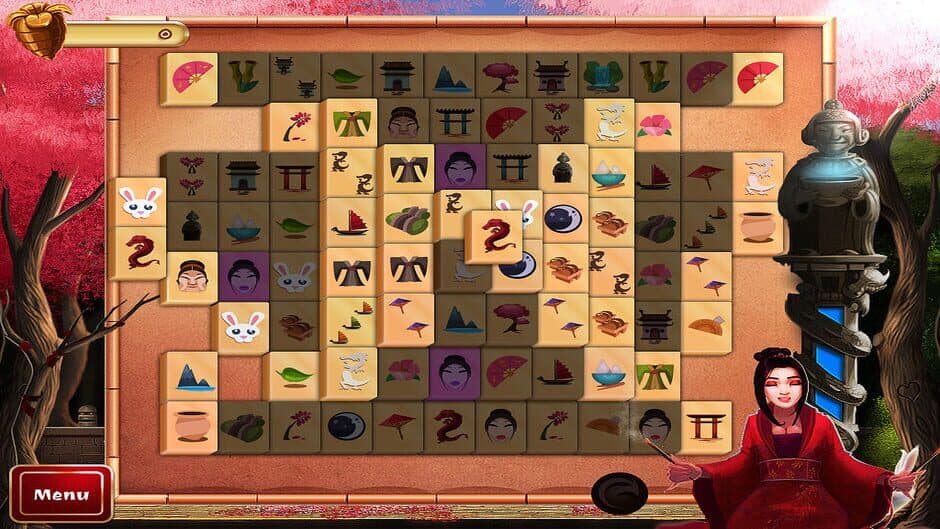 2D Mahjong Temple screenshot