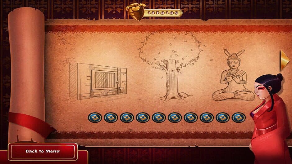 2D Mahjong Temple screenshot