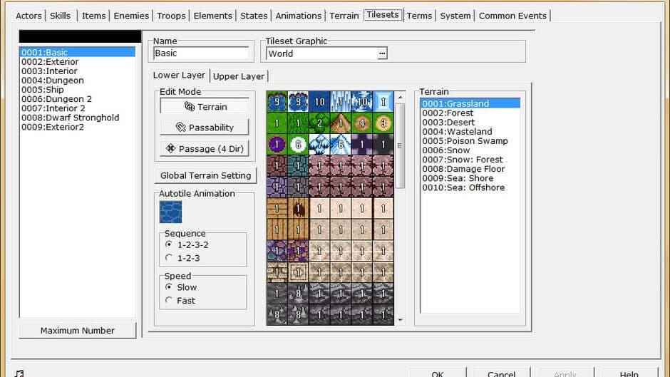 RPG Maker 2000 screenshot