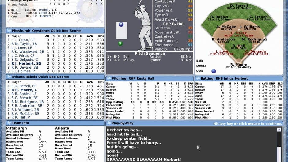 Out of the Park Baseball 9 screenshot