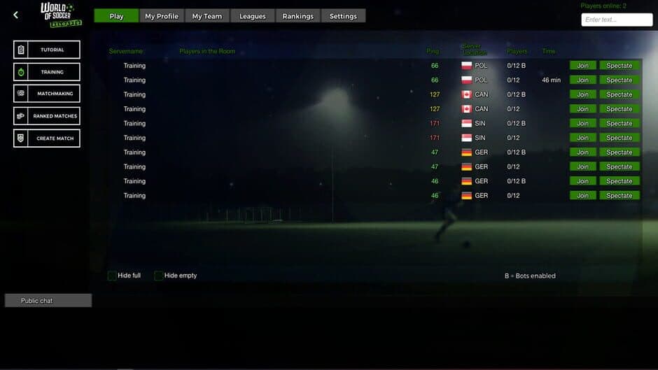 World of Soccer Reloaded screenshot