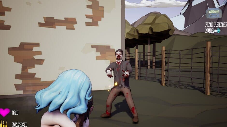 Inglorious Waifu VS Nazi Zombies screenshot