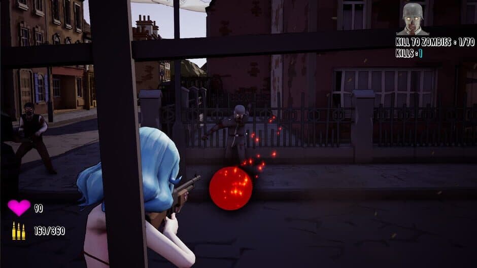 Inglorious Waifu VS Nazi Zombies screenshot