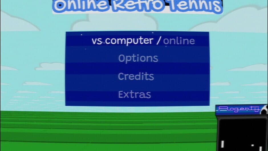 Online Retro Tennis screenshot
