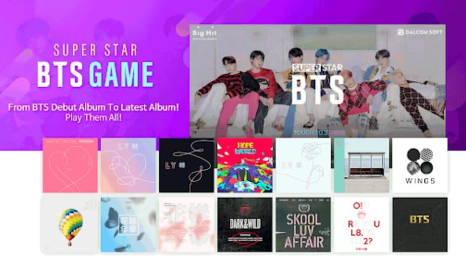 SuperStar BTS screenshot