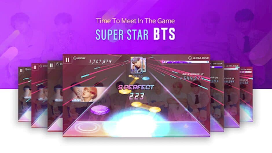 SuperStar BTS screenshot