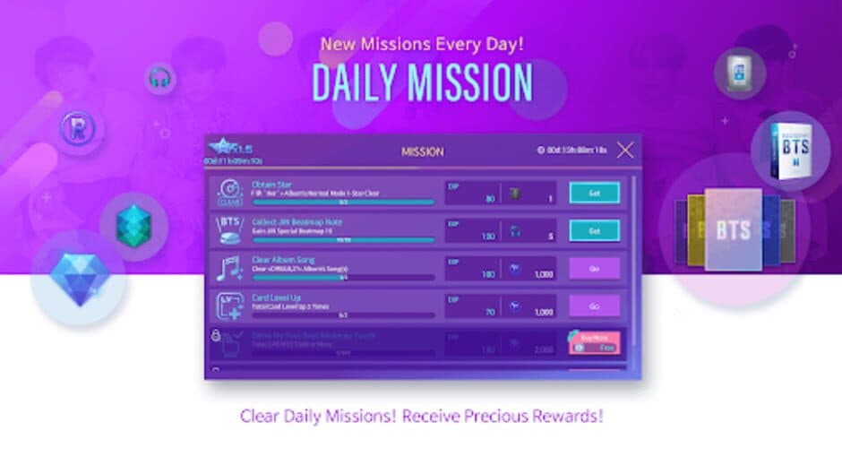 SuperStar BTS screenshot