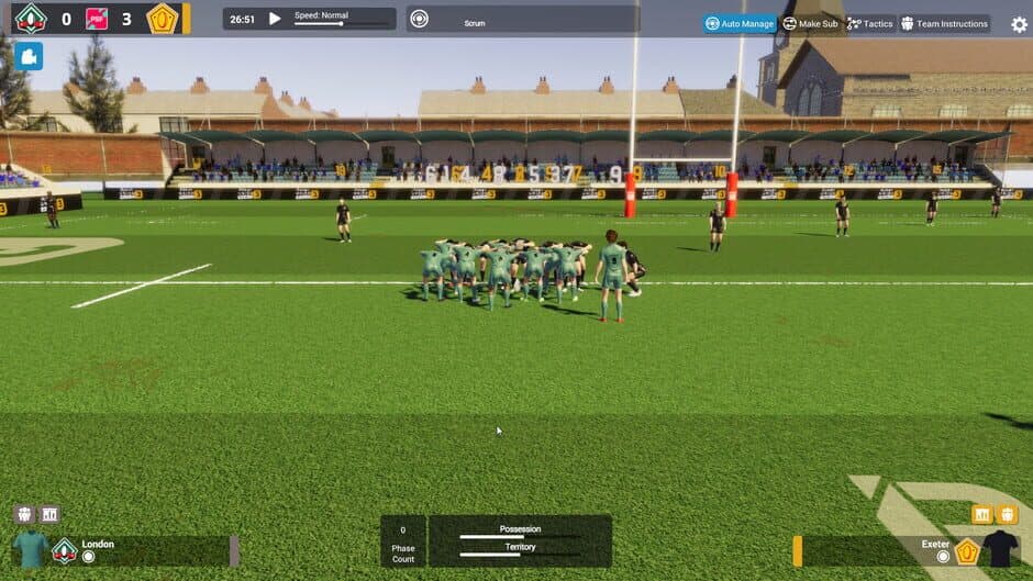 Rugby Union Team Manager 3 screenshot