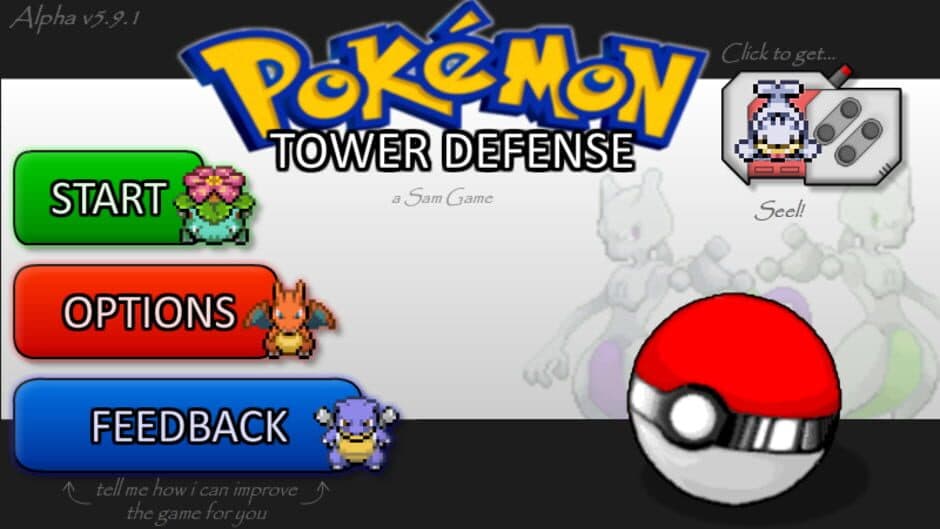 Pokémon Tower Defense screenshot