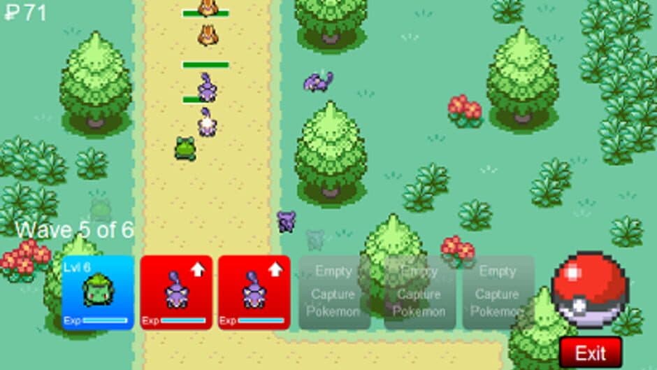 Pokémon Tower Defense screenshot