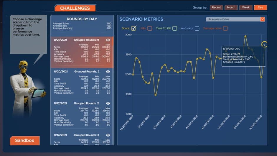 KovaaK's Aim Trainer screenshot