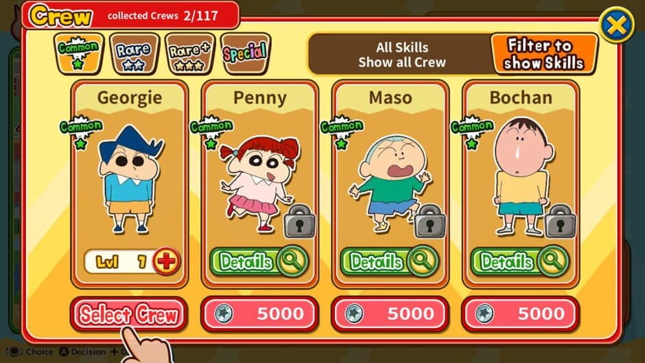 Crayon Shin Chan: The Storm Called! Flaming Kasukabe Runner!! screenshot