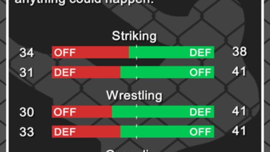 MMA Manager screenshot