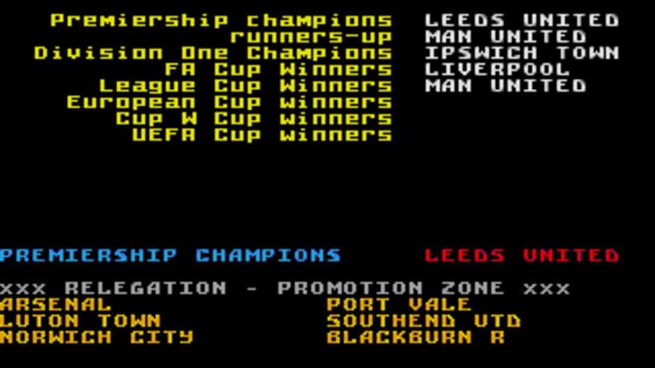 Tactical Manager screenshot