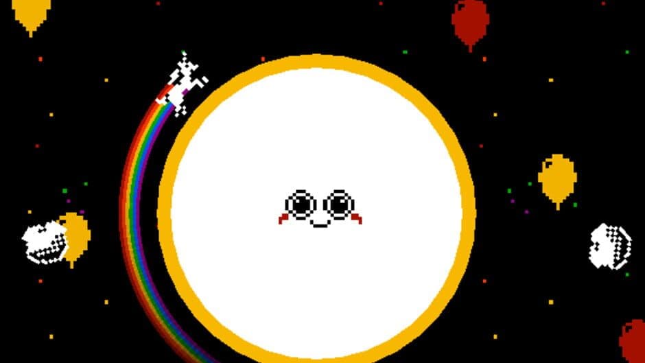 Rainbow Birthday Planet screenshot