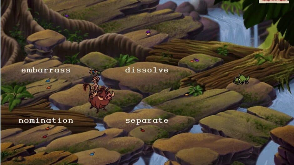 Disney's Adventures in Typing with Timon & Pumbaa screenshot