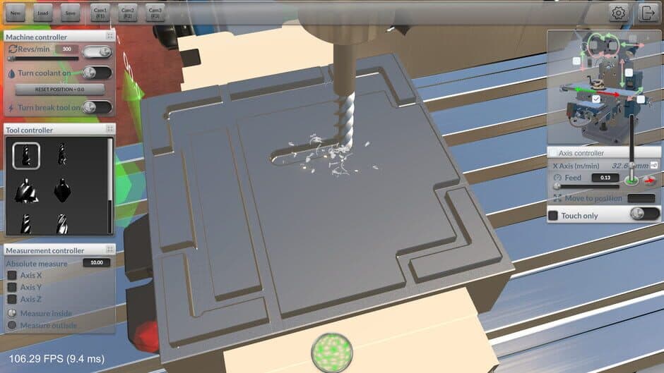 Milling Machine 3D screenshot