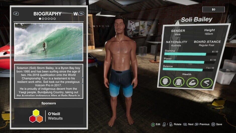 Barton Lynch Pro Surfing 2022 screenshot