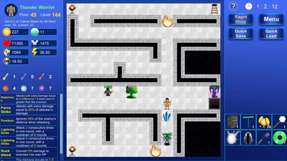 Magic Tower: Destroy the Wormhole screenshot