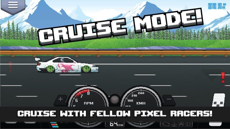 Pixel Car Racer screenshot