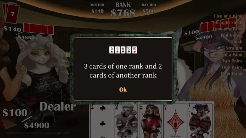 Furry Sex: Poker screenshot