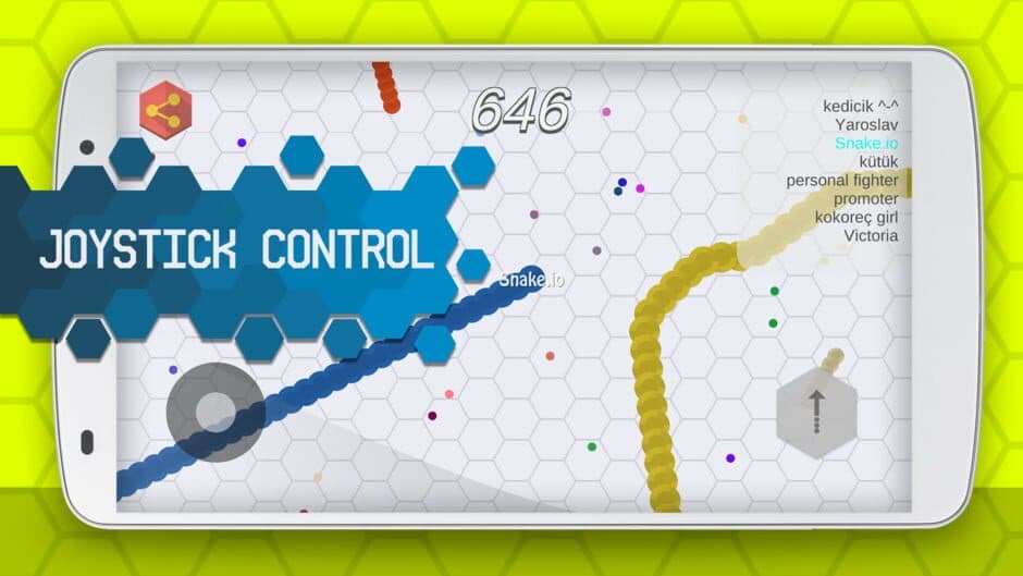 Snake.io screenshot