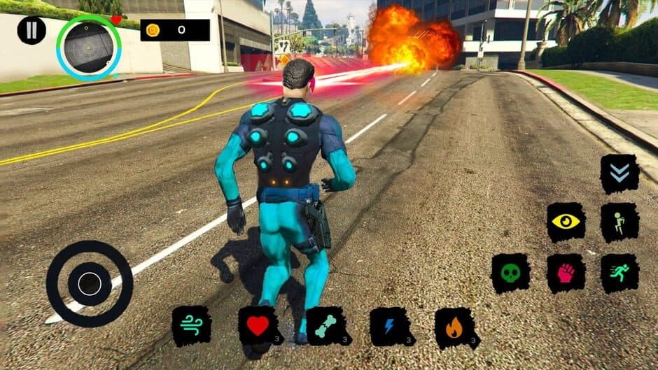City Super Hero 3D: Flying Legend Warriors Deluxe Simulator screenshot