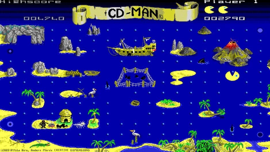 CD-Man screenshot