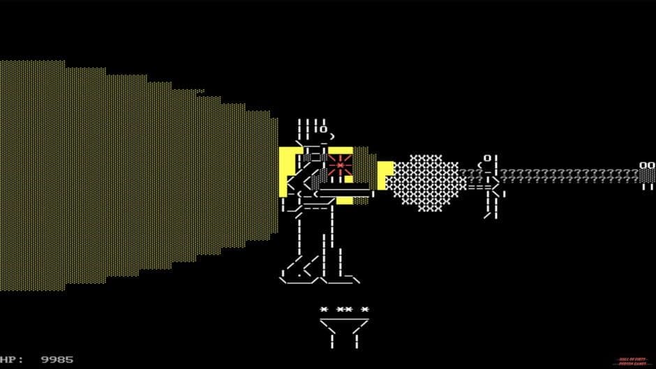 Oleg Sobolev's ASCII Doom screenshot