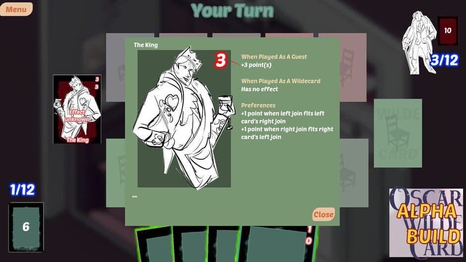 Oscar Wilde Card screenshot