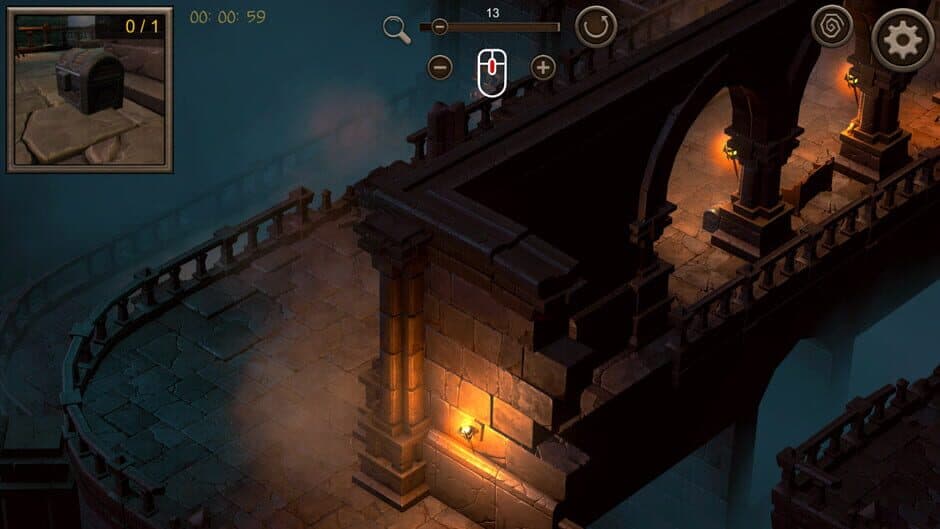Hidden Dungeon Top-Down 3D screenshot
