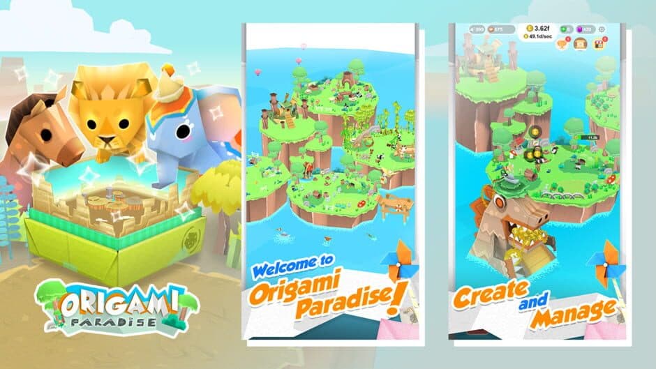 Origami Paradise screenshot