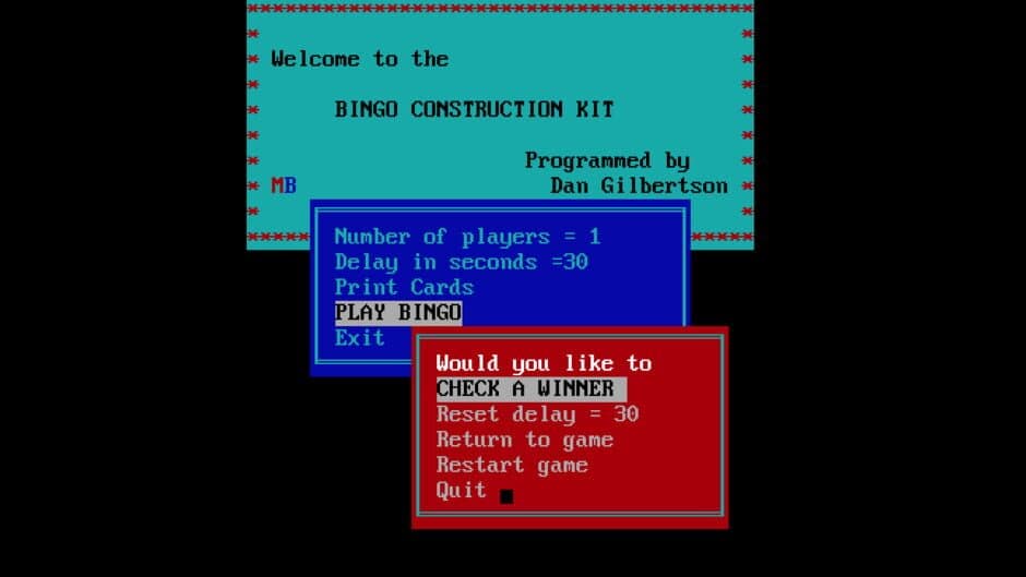 MB Bingo screenshot