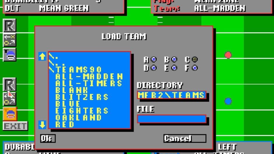 John Madden Football II screenshot