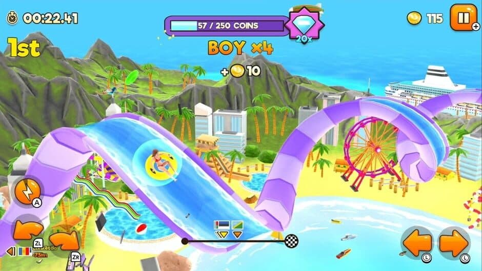 Uphill Rush Water Park Racing screenshot