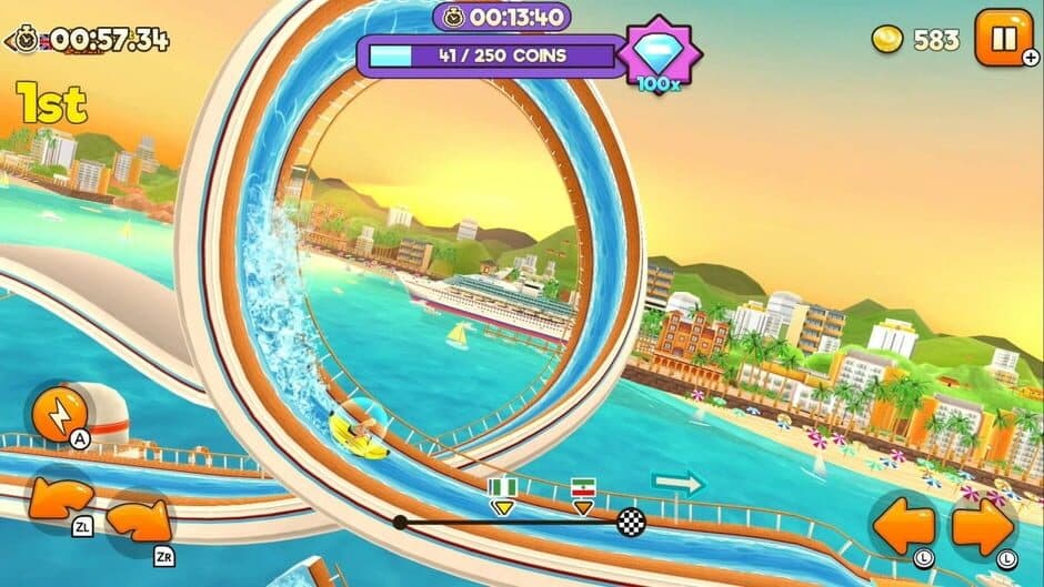 Uphill Rush Water Park Racing screenshot