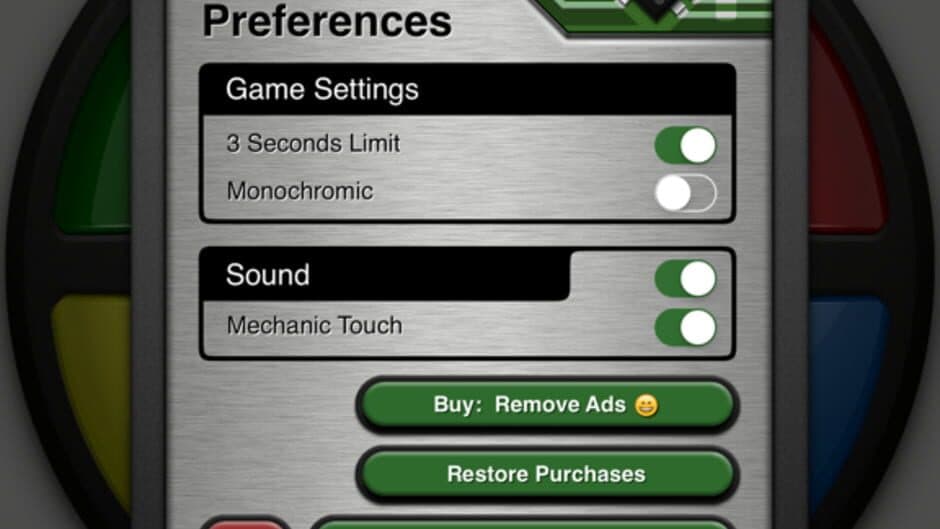 iMimic: 80's Vintage Electronic Memory Game screenshot