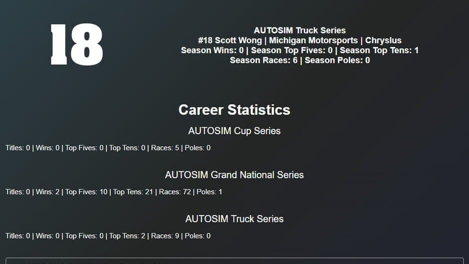 AutoSim 2 screenshot