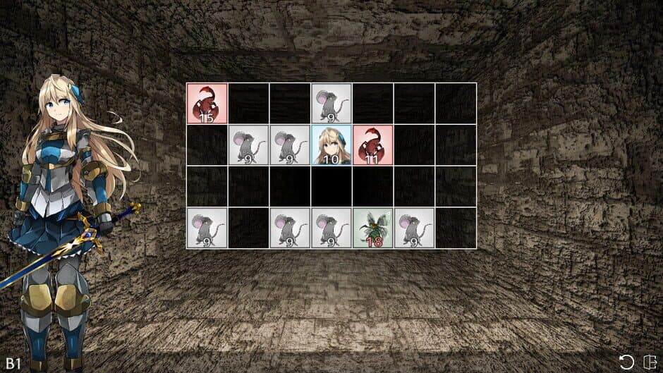Dungeon in Grid Puzzles screenshot