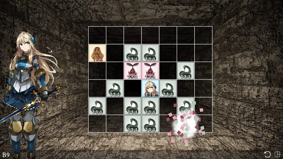 Dungeon in Grid Puzzles screenshot