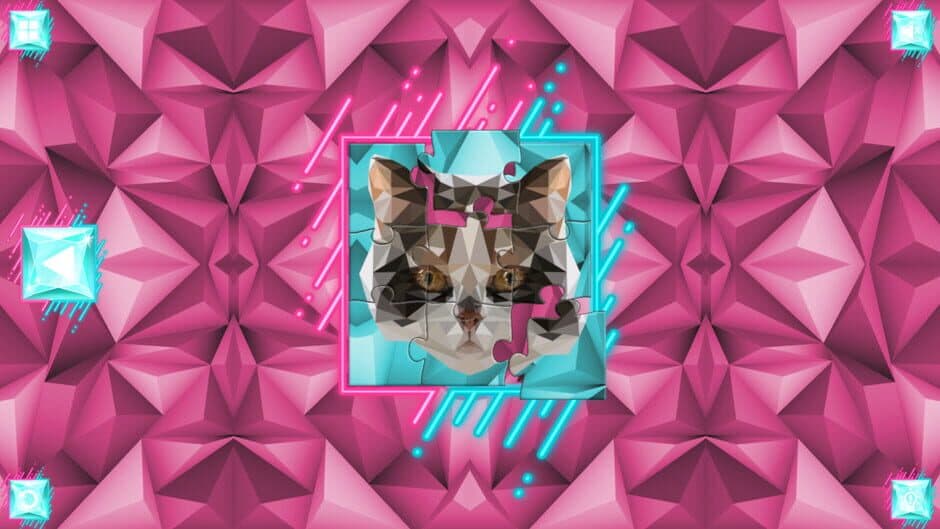 Poly Jigsaw: Cats screenshot