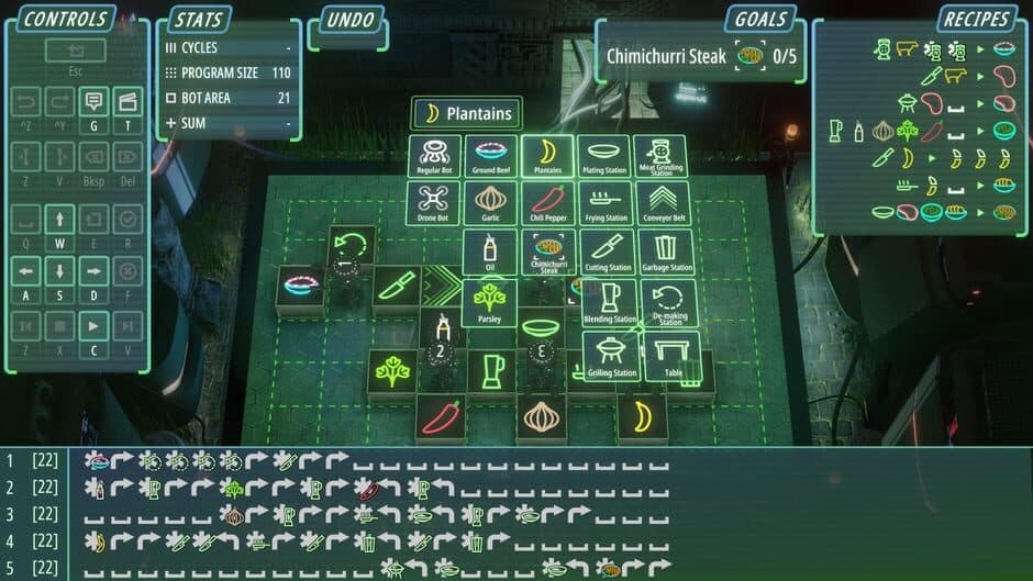 Neon Noodles: Cyberpunk Kitchen Automation screenshot